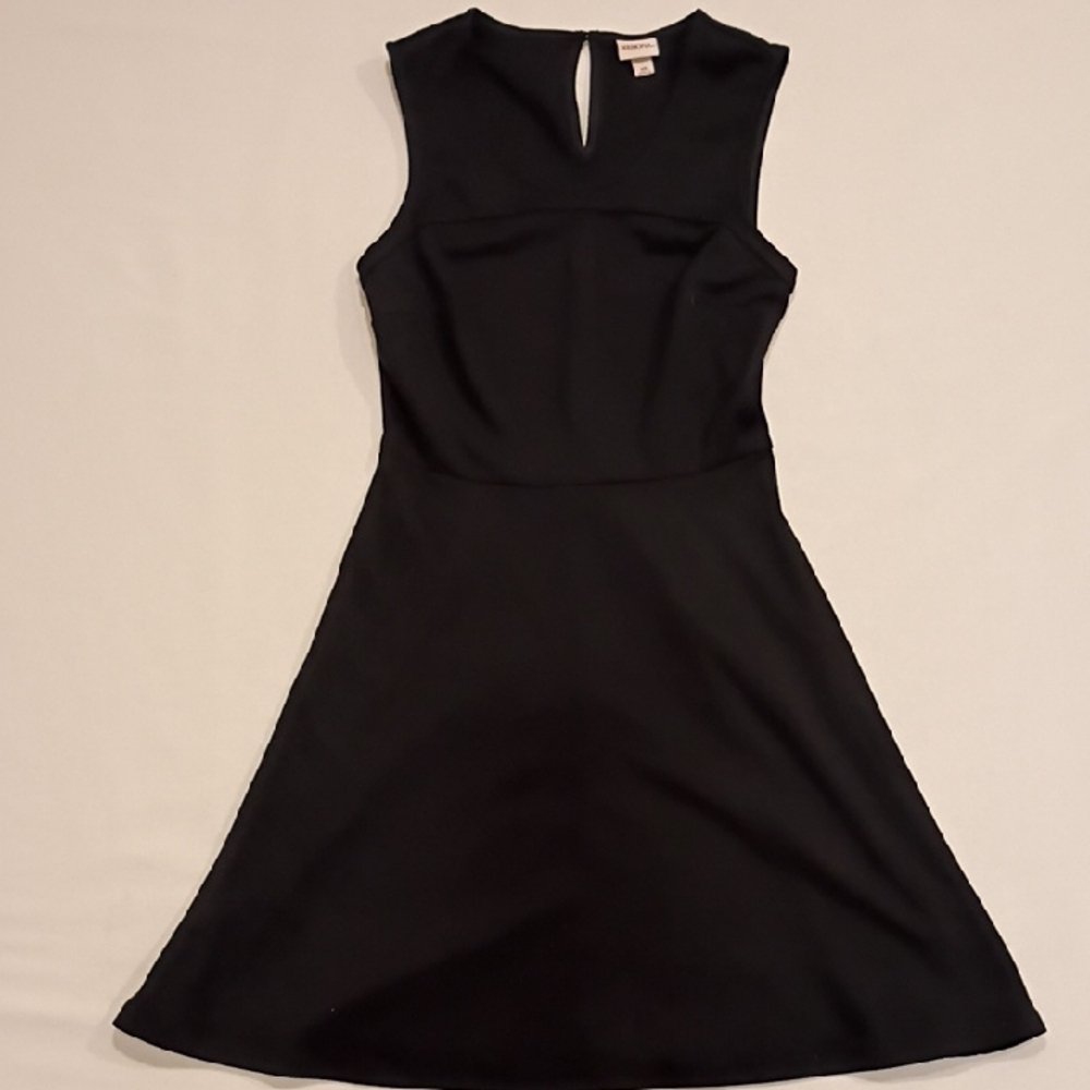 Black Sleeveless Skater Mini Dress Merona Size XSmall